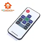 RGB контролер 6A mini RF, 5-24V, з пультом IR 11 кнопок, для світлодіодної RGB стрічки, 3 канали по 2А, фото 4