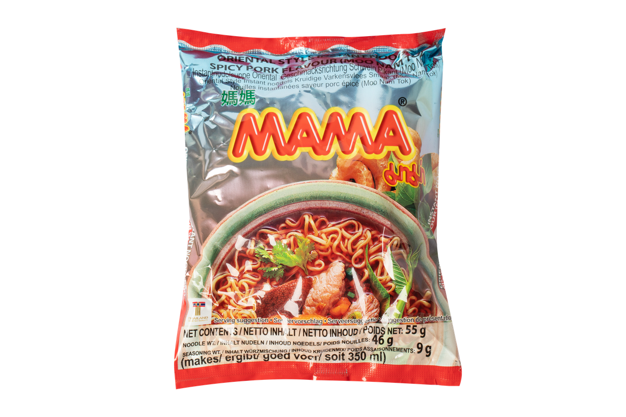 Локшина швидкого приготування Moo Nam Tok MAMA 55 г