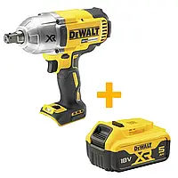 Гайкокрут ударний акумуляторний безщітковий DeWALT DCF899NT+DCB184