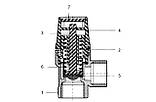 Клапан запобіжний 1/2" з прапорцем (для бойлера), 6 атм, фото 5