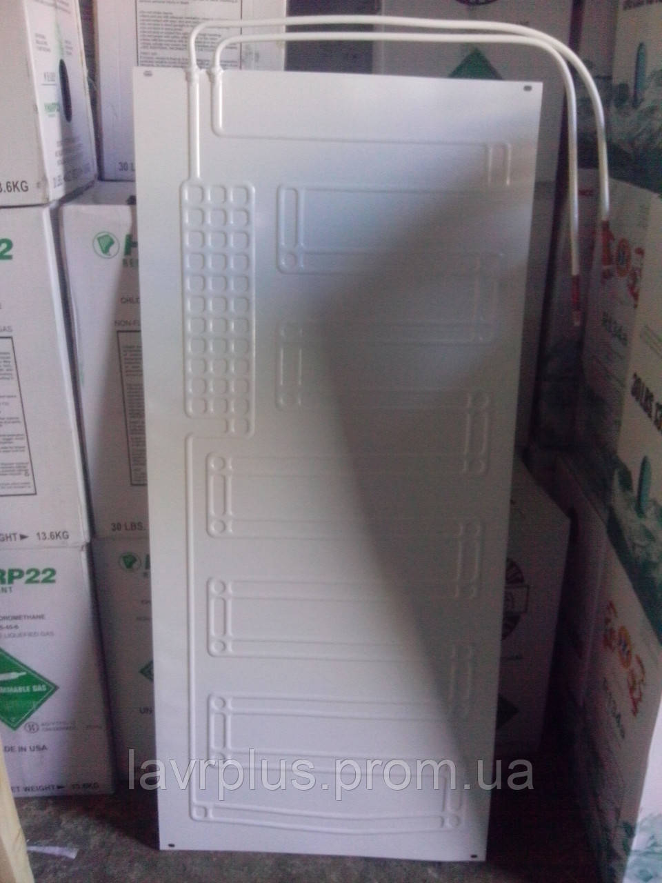 Испаритель для холодильника 450*1000мм, (плачущий испаритель 2-х канальный) 2-х патрубковый Норд, Интер - фото 1 - id-p272031410