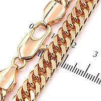 Цепочка Двойное панцирное плетение, 0,6/50 см, лимонная позолота (Медицинское золото) (524219)