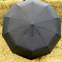 Большой мужской зонт полуавтомат Bellissimo 118 см черный