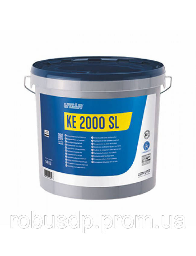 Універсальний клей для укладання струмопровідних покриттів UZIN KE 2000 SL/14кг. - фото 1 - id-p1664237449