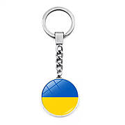 Брелок для ключів Flag of Ukraine Блакитний/ Жовтий (36911)