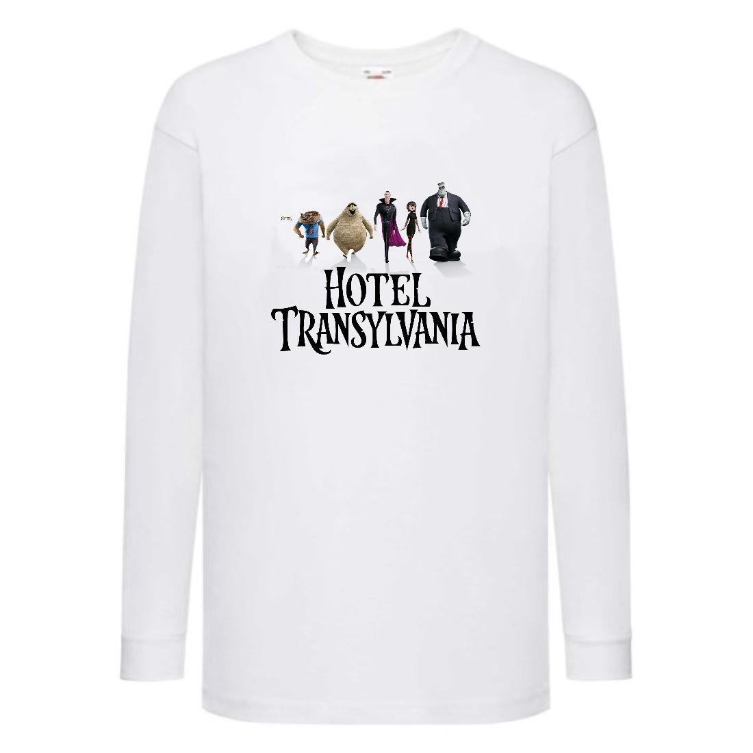 Лонгслів реглан Монстри на канікулах 009 з довгим рукавом (MSR-009 wh) розмір 104-116-128-140-152-164 білий, фото 1