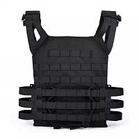 Плитоноска с системой MOLLE BLACK