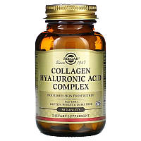 Коллаген и Гиалуроновая кислота (Collagen Hyaluronic Acid Complex), Solgar, 30 таблеток