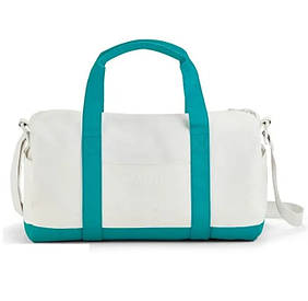 Спортивна (дорожня) сумка Mini Duffle Bag 80222445672, біло-біоюзова (Оригінал)