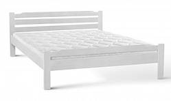 Ліжко Ольга (буковий щит) 160 см*200 см вільха/білий