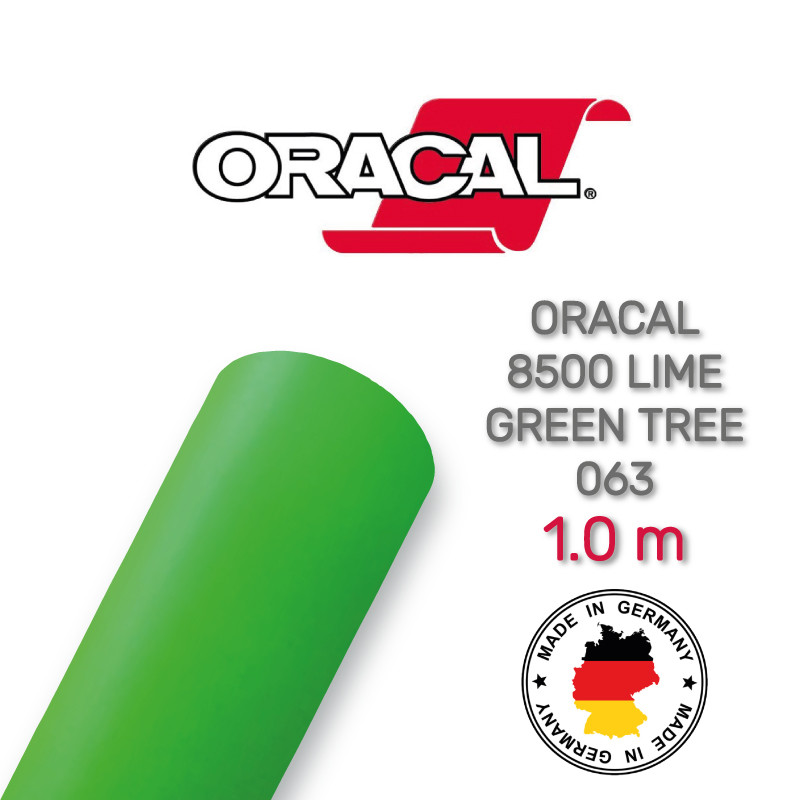 Oracal 8500 Lime Green Tree 063 1.0 m (Світлорозсіювальна лаймова плівка)