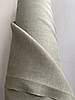 Лляна сорочково-платтєва тканина кольору хакі, 100% льон, колір 594, фото 9