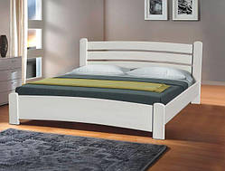 Ліжко дерев'яне Софія (буковий щит) 160 см*200см вільха/білий