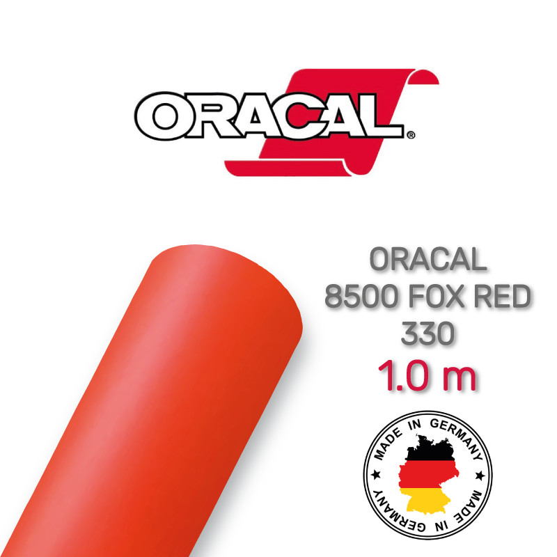 Oracal 8500 Fox Red 330 1.0 m (Світлорозсіювальна рудо-червона плівка)