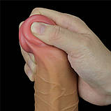 Фалоімітатор Dual Layered Platinum Silicone, фото 8