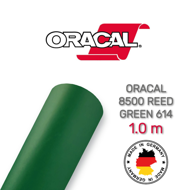 Oracal 8500 Reed Green 614 1.0 m (Світлорозсіювальна тросниково-зелена плівка)