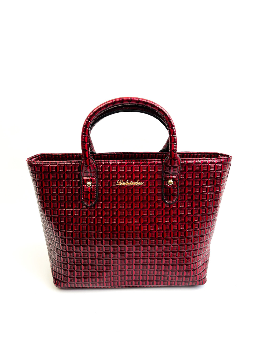 Сумка жіноча з екошкіри бордова, фото 1