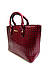 Сумка жіноча з екошкіри бордова, фото 5