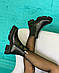 Жіночі осінні демісезонні черевики челсі бежеві шкіряні чорні від виробника (код:ЛР-2337-демі), фото 3