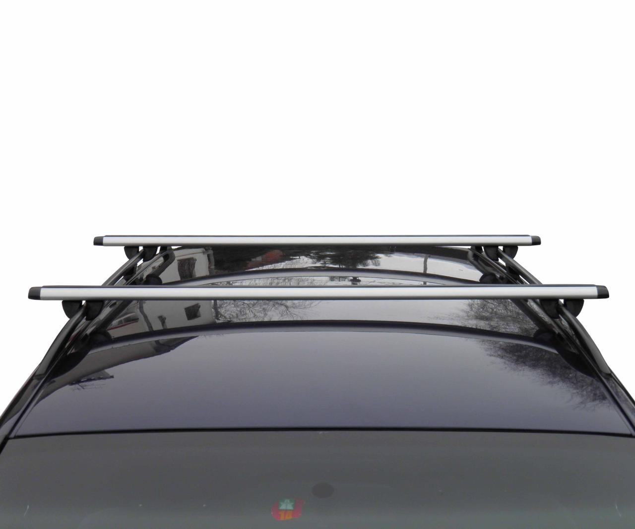 Багажник на крышу Mitsubishi Lancer 1999-2007 на рейлинги Aero - фото 2 - id-p1664261473