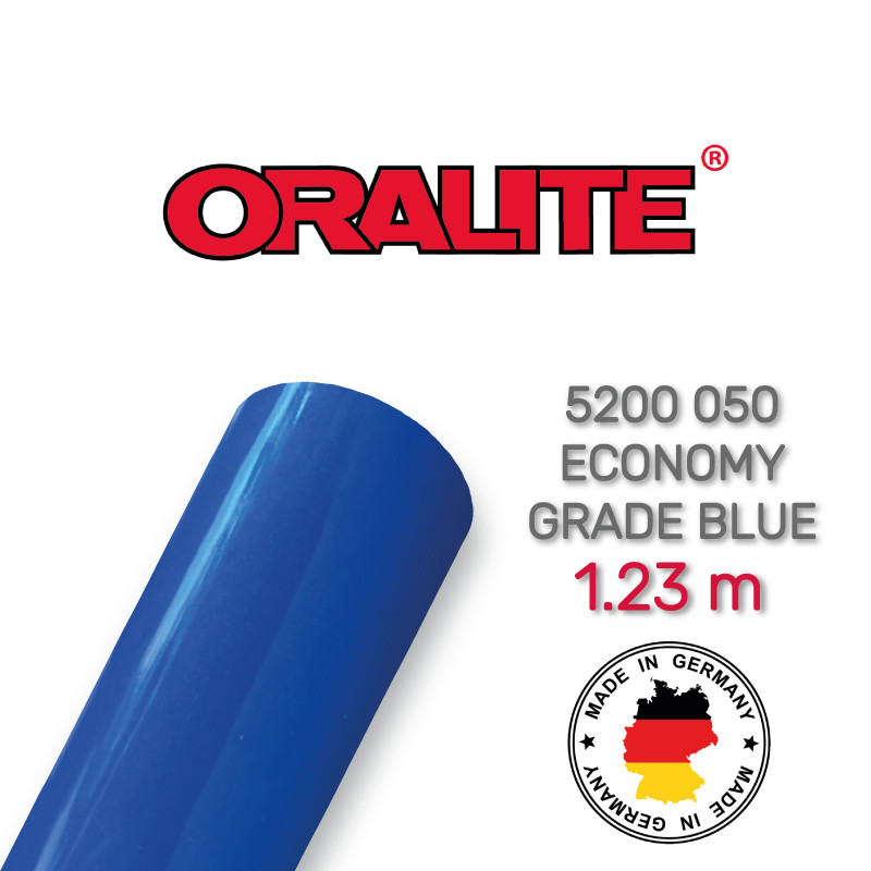 Світловідбиваюча синя плівка (економ) - ORALITE 5200 050 Economy Grade Blue 1.235 м
