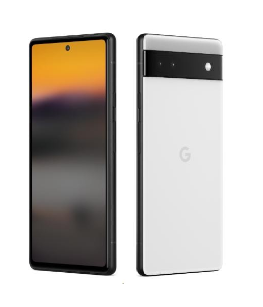 Google Pixel 6A 6/128GB, Chalk, cмартфон, Європейська версія