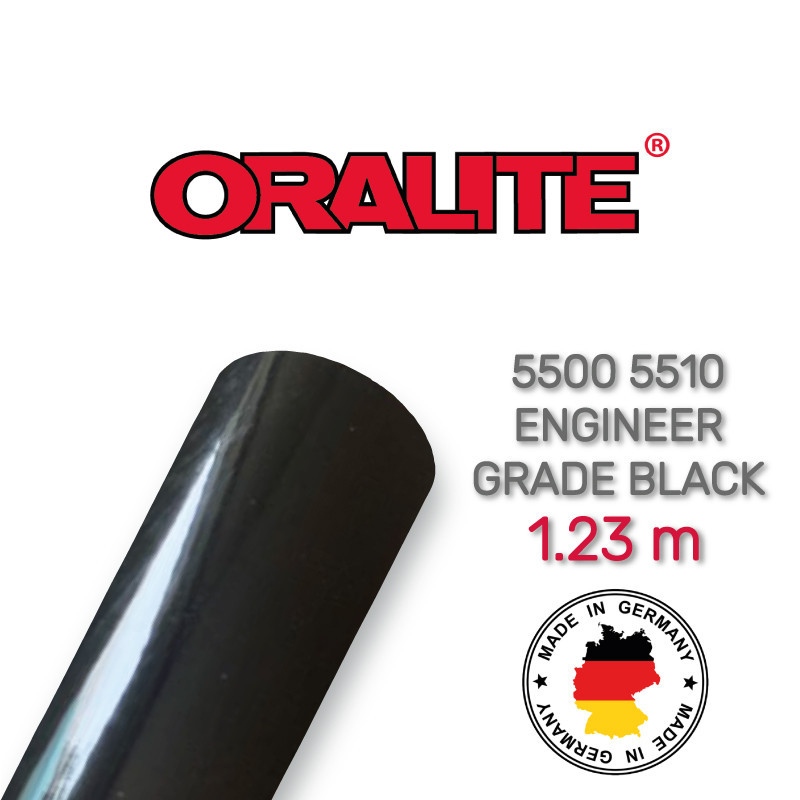 Світловідбиваюча чорна плівка (інженерна) - ORALITE 5500 5510 Engineer Grade Black 1.235 м