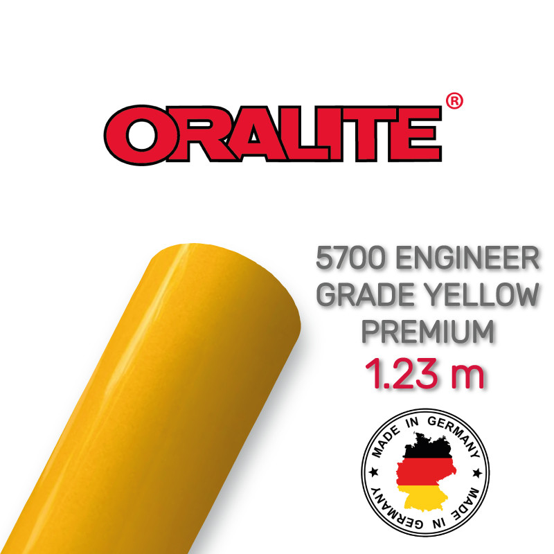 Світловідбивна жовта плівка (інженна преміум) — ORALITE 5700 Engineer Grade Premium Yellow 1.235 м