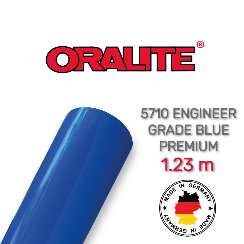 Світловідбивна синя плівка (інженна преміум) — ORALITE 5710 Engineer Grade Premium Blue 1.235 м