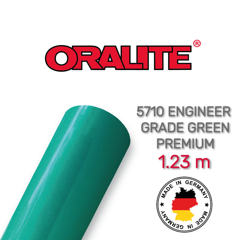 Світловідбивна зелена плівка (інженна преміум) — ORALITE 5710 Engineer Grade Premium Green 1.235 м