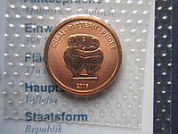 Монета 1 евроцент Мальта 2006 Проба Европроба антиквариат UNC запайка