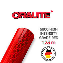 Високоінтенсивна світловідбивна червона плівка (стільники) — ORALITE 5800 High Intensity Grade Red 1.235 м