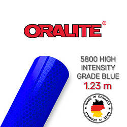 Високоінтенсивна світловідбивна синя плівка (стільники) — ORALITE 5800 High Intensity Grade Blue 1.235 м