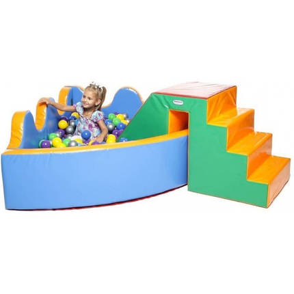 Горка для сухого бассейна KIDIGO (1,4 x 0,6 x 0,7м.), фото 3