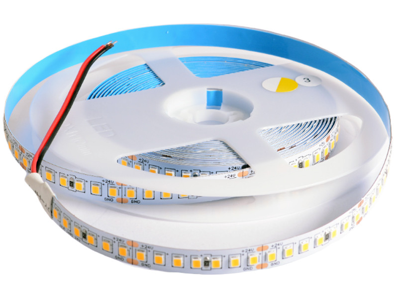 Світлодіодна стрічка AVT 2835-168led-10mm-24V, IP20 тепло білий, 2 роки гарантії