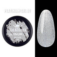 Гель - платинум Platinum Gel Designer Professional (Дизайнер Профессионал) с шиммером, 5 мл 5