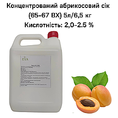 Концентрований абрикосовий сік (65-67 ВХ) каністра 5л/6,5 кг