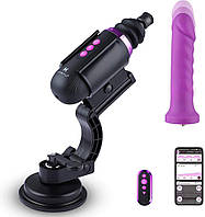Міні секс-машина Hismith Mini Capsule Sex-Machine with Strong Suction Cup, потужна, перезаряджається