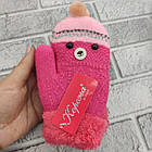 Рукавички дитячі вовняні подвійні з хутром відворот Корона 5831 S асорті 13см ПДЗ-170092, фото 3