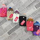 Рукавички дитячі вовняні подвійні з хутром відворот Корона 5831 S асорті 13см ПДЗ-170092, фото 2