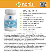 Integrative Peptides BPC-157 PURE/Пептиди БПС 157 для загоєння стінок кишківника 60/ Оригінал! BX843, фото 3