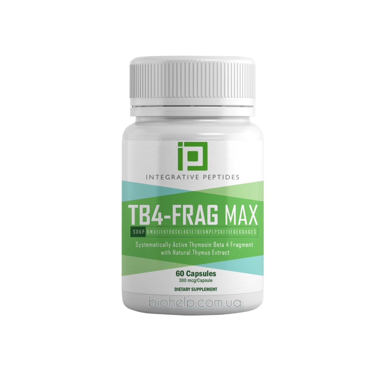Integrative peptides TB4-FRAG MAX / Пептиди із 43 амінокислот. відновлення та загоєння тканин. 60 капсул., фото 1