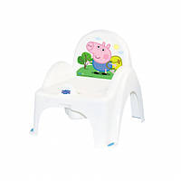 Горщик-крісло муз. Peppa Pig PO-068 white/blue