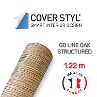 Виниловая пленка светлая структура дуба G0 Line Oak Structured 1.22 m