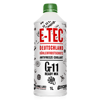 E-TEC Антфриз -40 G11 Glycsol зеленый 1л