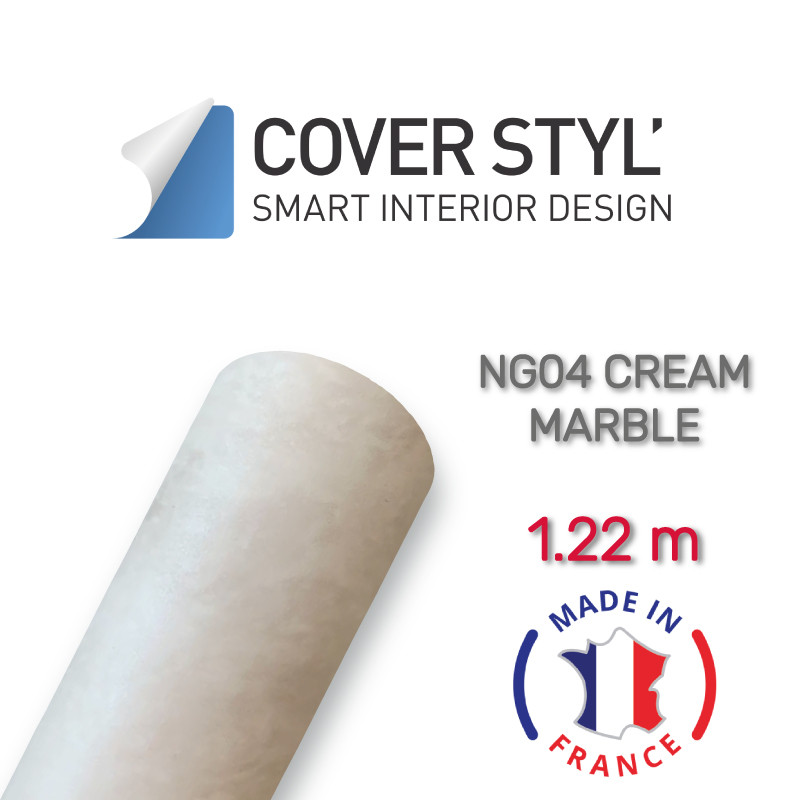 Плівка з імітацією кремового мармуру Solar Screen Cover Styl NG04 Cream Marble 1.22 m