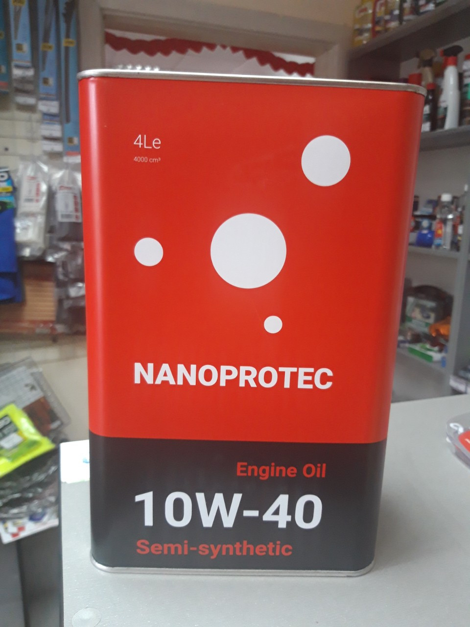 Моторне масло nanoprotec " (нанопротек) 10w40 4л - фото 1 - id-p1111175128