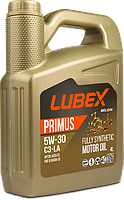 Моторные масла LUBEX PRIMUS C3-LA 5w30 5л API SN; ACEA C3