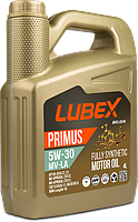 Моторное масло LUBEX PRIMUS MV-LA 5w30 (API SN; ACEA C2, C3; MB 229.52; BMW LL-04; GM DEXOS II) 4л