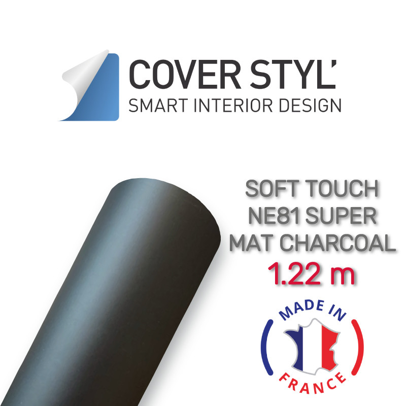Матова вугільна плівка - Solar Screen Cover Styl Soft Touch NE81 Super Mat Charcoal 1.22 m